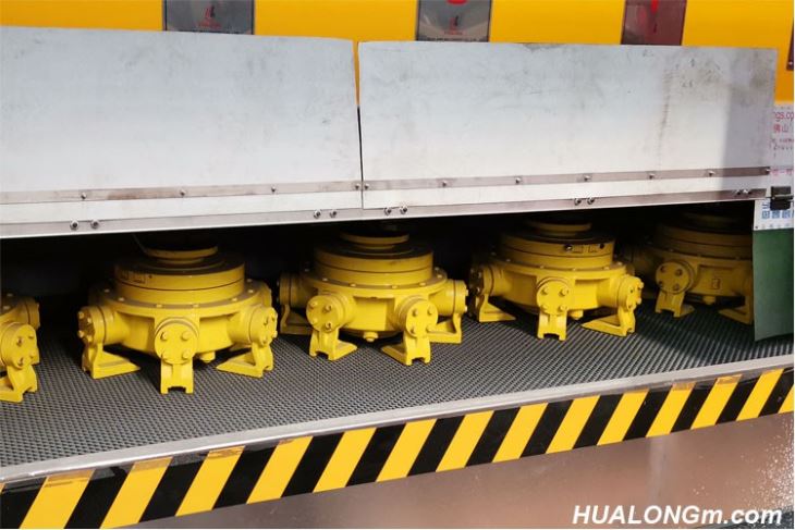 Inner of Slab Polishing Machine
